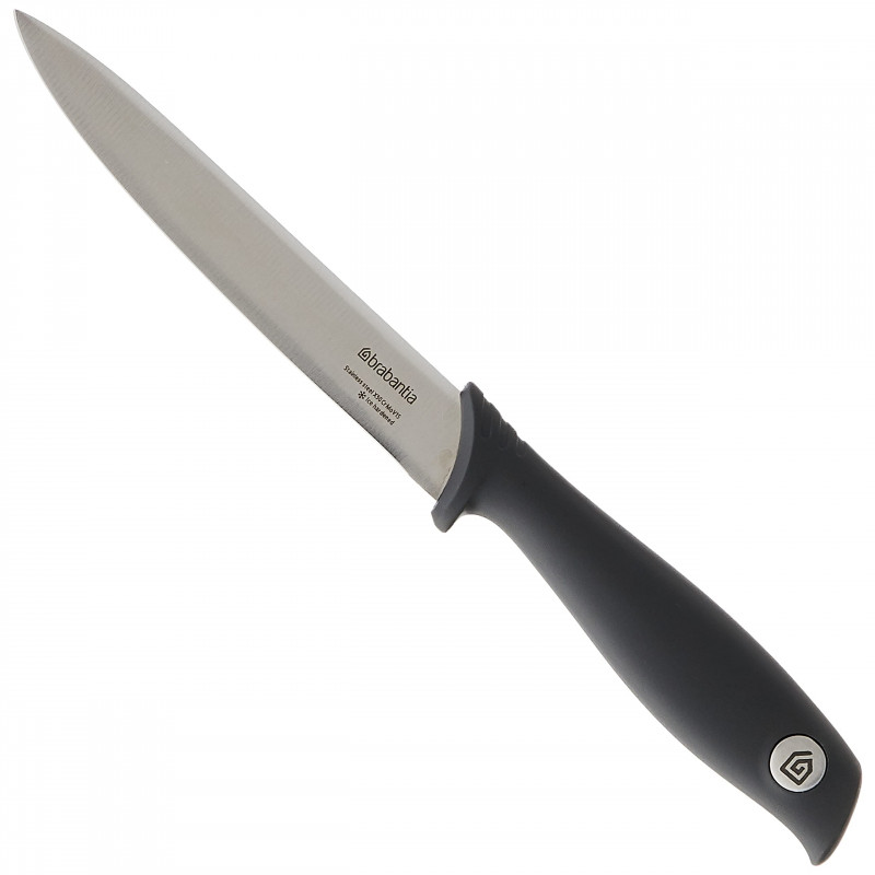 Decojitor Brabantia Tasty+ 1001166, 9 cm, Otel calit, Rezistent la zgarieturi si coroziune, Gri închis