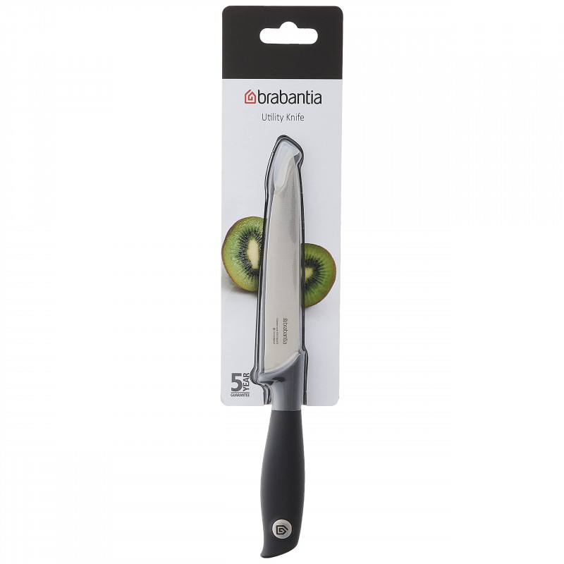 Decojitor Brabantia Tasty+ 1001166, 9 cm, Otel calit, Rezistent la zgarieturi si coroziune, Gri închis