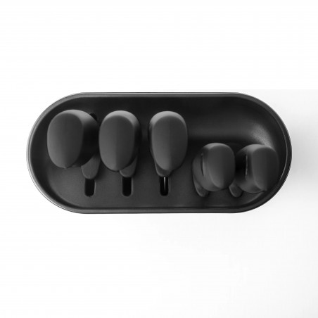 Set 5 cutite Brabantia Tasty+ 1001177, Otel calit, Rezistent la zgarieturi si coroziune, Gri inchis