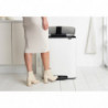Coș de gunoi Brabantia Bo Pedal 1003182, 60 l, închidere ușoară, bază antiderapantă, alb