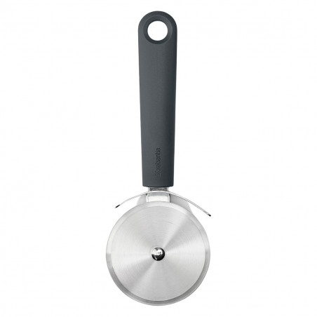 Brabantia Tasty+ 1008888 Cuțit pentru pizza, Agățător, Inel de agățat, Oțel călit, Gri închis