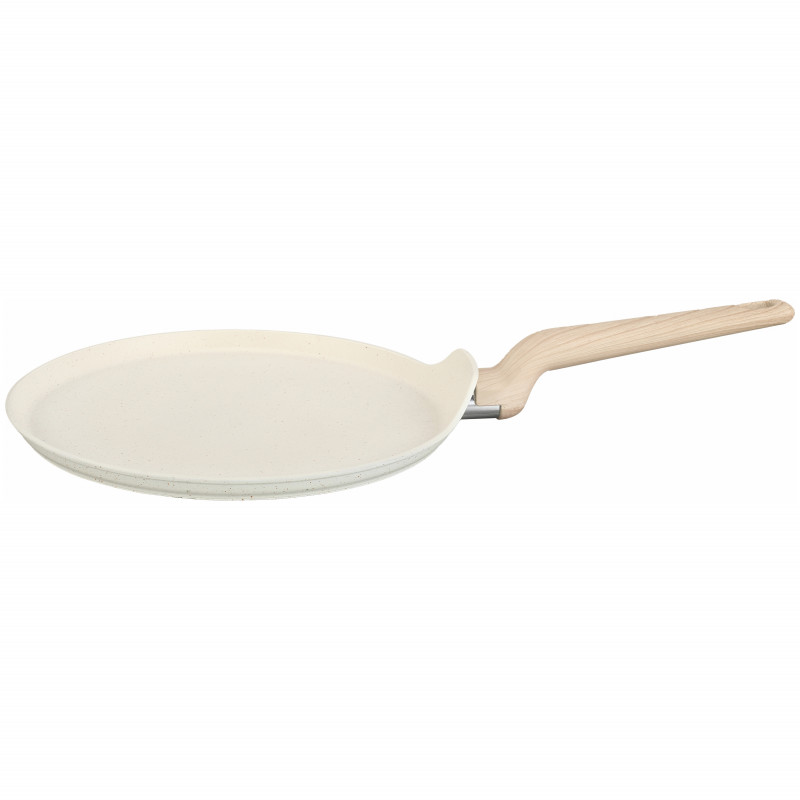 Placă de clătite Oliver Voltz Nice OV54422E26, 26 cm, finisaj marmură, inducție, bej