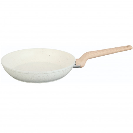 Tigaie Voltz Nice OV54419E20, 20x4.3 cm, Finisaj marmura, Inductie, Cream melange