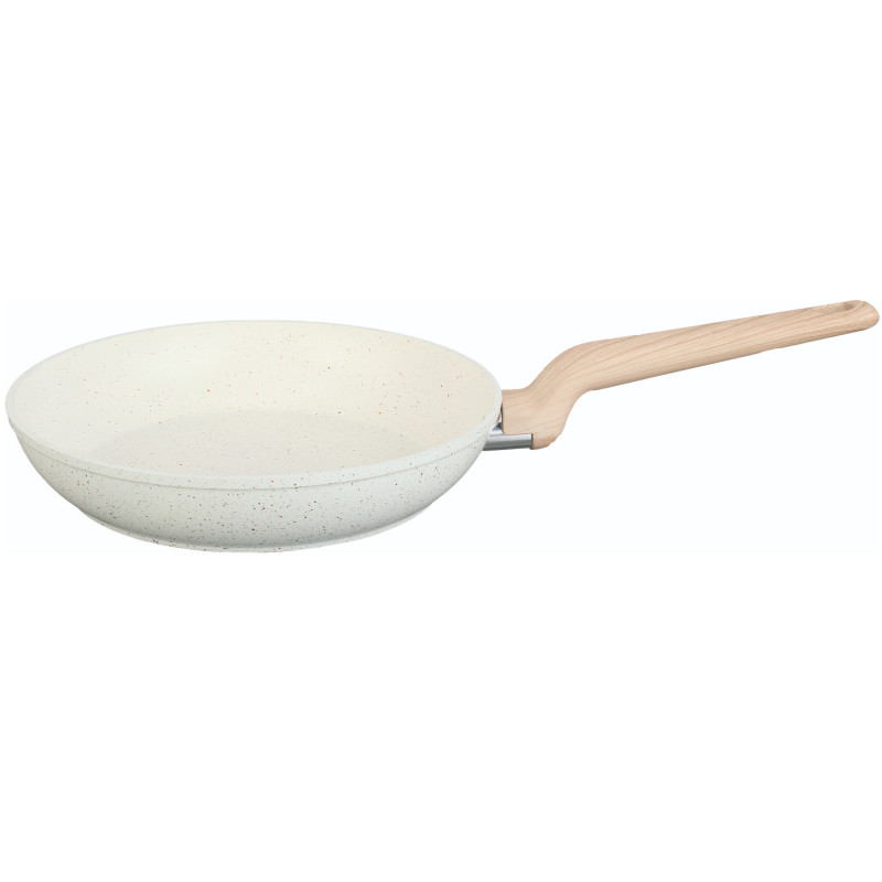 Tigaie Voltz Nice OV54419E26, 26x5.2 cm, Finisaj marmura, Inductie, Cream melange
