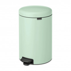 Cos de gunoi cu pedala Brabantia NewIcon 1008847, 20 L, Inchidere lina, Baza antiderapanta, Verde deschis