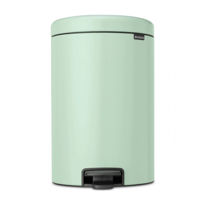 Cos de gunoi cu pedala Brabantia NewIcon 1008847, 20 L, Inchidere lina, Baza antiderapanta, Verde deschis