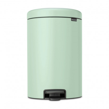 Cos de gunoi cu pedala Brabantia NewIcon 1008847, 20 L, Inchidere lina, Baza antiderapanta, Verde deschis