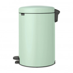 Cos de gunoi cu pedala Brabantia NewIcon 1008847, 20 L, Inchidere lina, Baza antiderapanta, Verde deschis