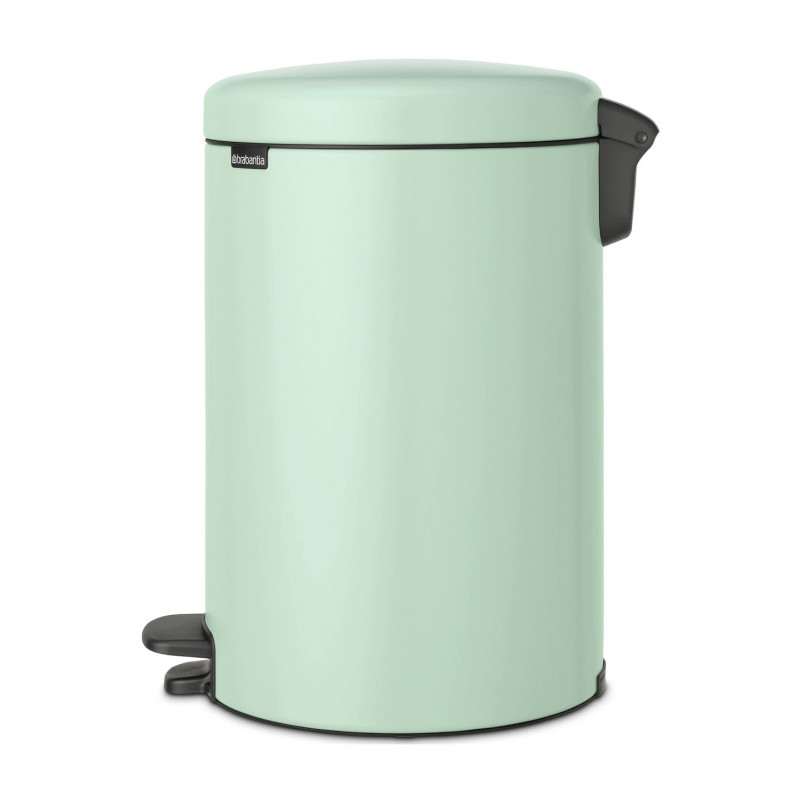 Cos de gunoi cu pedala Brabantia NewIcon 1008847, 20 L, Inchidere lina, Baza antiderapanta, Verde deschis