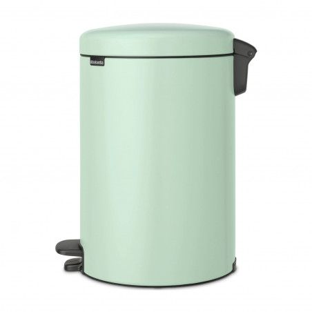 Cos de gunoi cu pedala Brabantia NewIcon 1008847, 20 L, Inchidere lina, Baza antiderapanta, Verde deschis