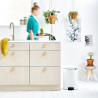 Cos de gunoi cu pedala Brabantia NewIcon 649034, 20 L, Inchidere lina, Baza antiderapanta, Alb