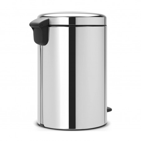 Cos de gunoi cu pedala Brabantia NewIcon 649040, 20 L, Inchidere lina, Baza antiderapanta, Inox
