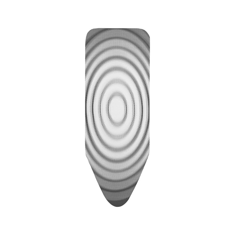 Masa de calcat Brabantia C 1003375, 124x45 cm, 7 pozitii de reglare, Suport generator de abur, Gri / Alb