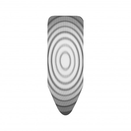 Masa de calcat Brabantia C 1003375, 124x45 cm, 7 pozitii de reglare, Suport generator de abur, Gri / Alb