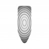 Masa de calcat Brabantia C 1003375, 124x45 cm, 7 pozitii de reglare, Suport generator de abur, Gri / Alb