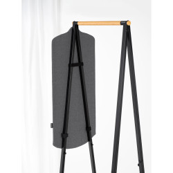 Accesoriu pentru calcarea cu aburi pe verticala Brabantia Linn 1008936, Instalare usoara, Reglabil, Negru