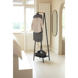Accesoriu pentru calcarea cu aburi pe verticala Brabantia Linn 1008936, Instalare usoara, Reglabil, Negru