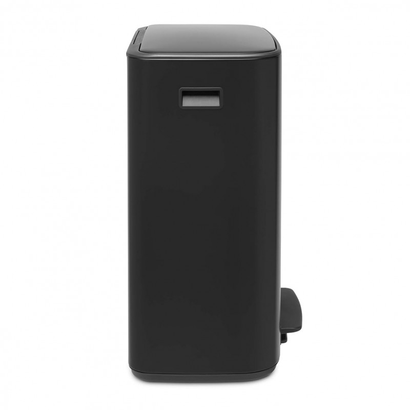 Coș Brabantia Bo Pedal 1003185, 60 L, închidere ușoară, bază antiderapantă, negru