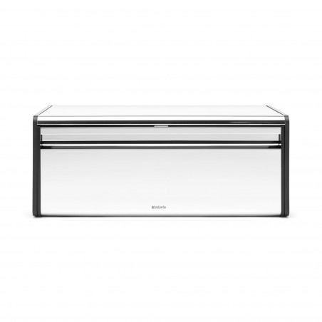 Cutie pentru paine Brabantia Fall Front 646848, 18 L, 46.5x25 cm, Montare pe perete, Inox