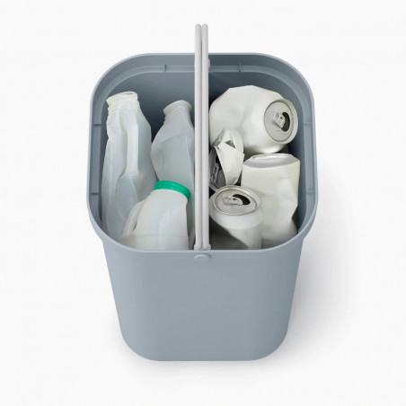 Cos de gunoi Joseph Joseph 30109, 4 l, Aerisire, Fara BPA, Gri/verde