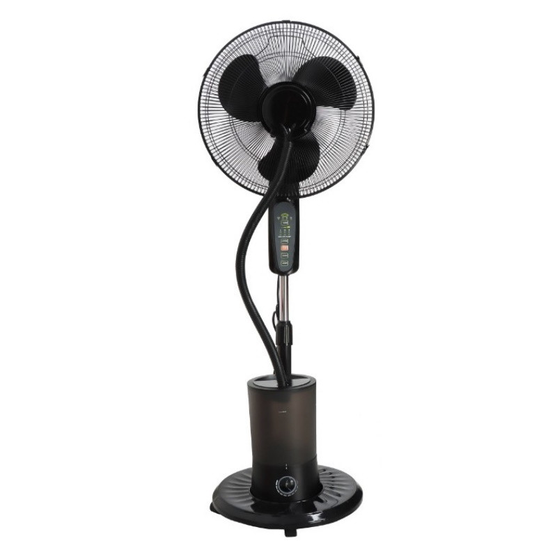 Ventilator cu ceata de apa Oliver Voltz OV51760K16M, 85W, 3.5 L, 3 viteze, Temporizator, Telecomanda, Negru