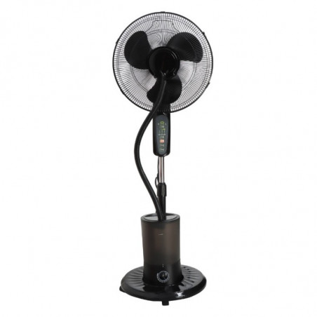 Ventilator cu ceata de apa Oliver Voltz OV51760K16M, 85W, 3.5 L, 3 viteze, Temporizator, Telecomanda, Negru