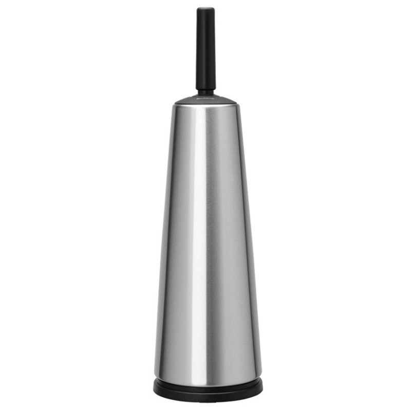 Perie pentru toaleta Brabantia ReNew 107870, 42 cm, Design discret, Inox mat