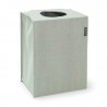 Cos de rufe Brabantia 1001095, 55 L, Fund solid si detasabil, Manere magnetice, Verde