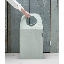 Cos de rufe Brabantia 1001095, 55 L, Fund solid si detasabil, Manere magnetice, Verde