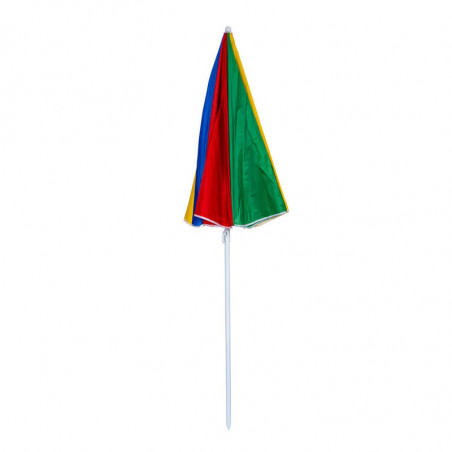 Umbrela de plaja Muhler U5037 651449, 180x180 cm, Fara suport, Brat rabatabil, 8 spițe, Multicolor