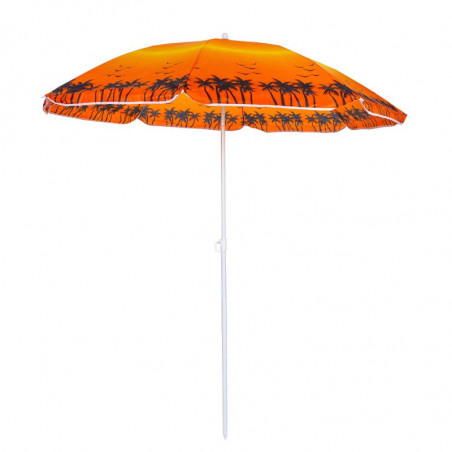 Umbrela de plaja Muhler U5037 651449, 180x180 cm, Fara suport, Brat rabatabil, 8 spițe, Multicolor