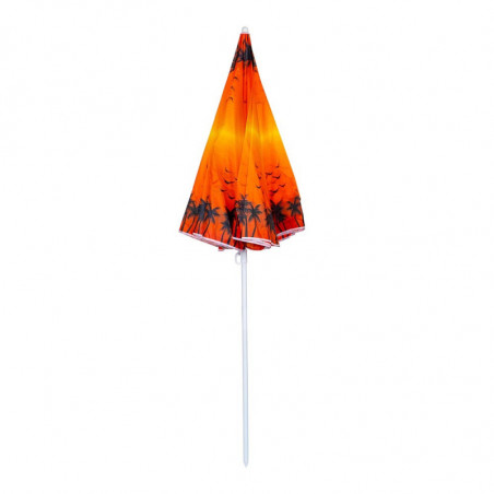 Umbrela de plaja Muhler U5037 651449, 180x180 cm, Fara suport, Brat rabatabil, 8 spițe, Multicolor