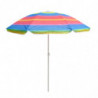 Umbrela de plaja Muhler U5037 651449, 180x180 cm, Fara suport, Brat rabatabil, 8 spițe, Multicolor
