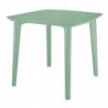 Masă de grădină PP Muhler HPC8841 1001786, 85x85x75 cm, Construcție ușoară și stabilă, Verde deschis