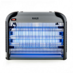 Lampa UVA pentru insecte Muhler MIK-60 1003953, 30W, 60 m², Sigura pentru oameni si animale, Tava detasabila, Negru/gri