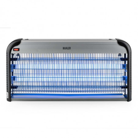 Lampa UVA pentru insecte Muhler MIK-100 1003954, 40W, 100 m², Sigura pentru oameni si animale, Functionare silentioasa, Negru/gri