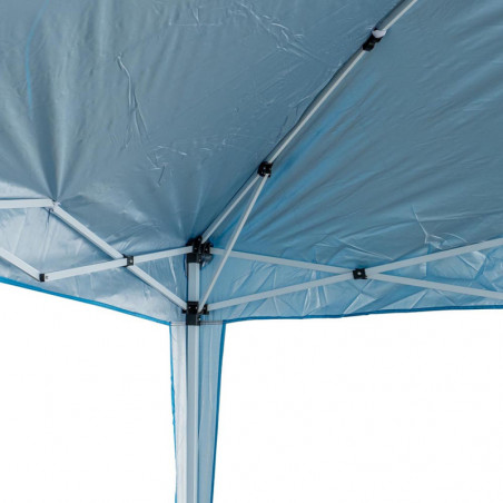 Cort pliabil Muhler 1006066, 3x3 m, 2.4 m inaltime, POP UP, Albastru