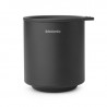 Cutie accesorii pentru baie Brabantia MindSet Mineral 1005686, Baza antiderapanta, Finisaj mineral, Gri