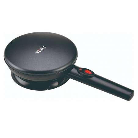 Tigaie electrica pentru clatite Oliver Voltz OV51323B, 800W, Termostat, Indicator luminos, Acoperire neaderenta, Negru