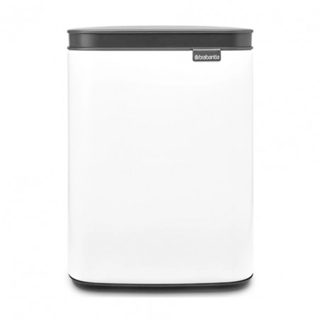 Cos de gunoi Brabantia Bo Small 1006621, 4 L, Deschidere lina si silentioasa, Baza antiderapanta, Alb