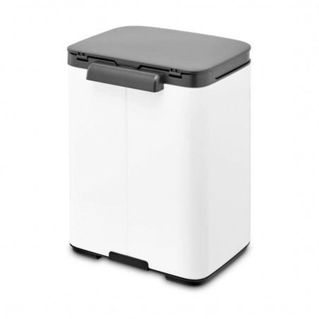 Cos de gunoi Brabantia Bo Small 1006621, 4 L, Deschidere lina si silentioasa, Baza antiderapanta, Alb