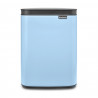 Cos de gunoi Brabantia Bo Small 1006626, 4 L, Deschidere lina si silentioasa, Baza antiderapanta, Albastru deschis