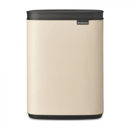 Cos de gunoi Brabantia Bo Small 1008865, 4 L, Deschidere lina si silentioasa, Baza antiderapanta, Bej