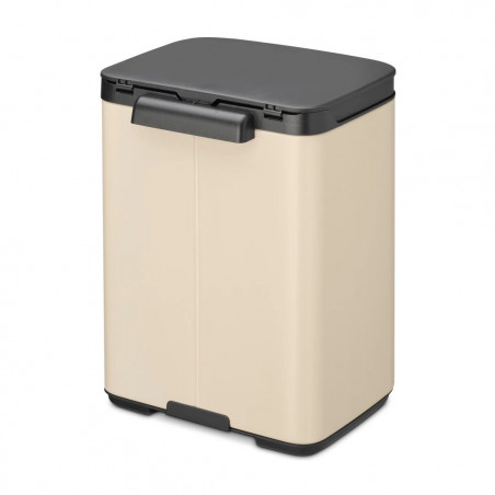 Cos de gunoi Brabantia Bo Small 1008865, 4 L, Deschidere lina si silentioasa, Baza antiderapanta, Bej