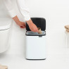 Cos de gunoi Brabantia Bo Small 1006627, 7 L, Deschidere lina si silentioasa, Baza antiderapanta, Alb