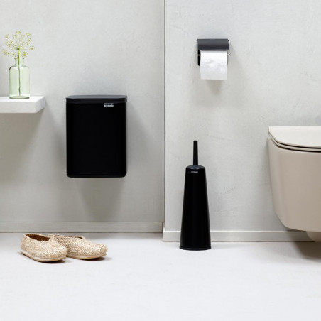 Cos de gunoi Brabantia Bo Small 1006629, 7 L, Deschidere lina si silentioasa, Baza antiderapanta, Negru