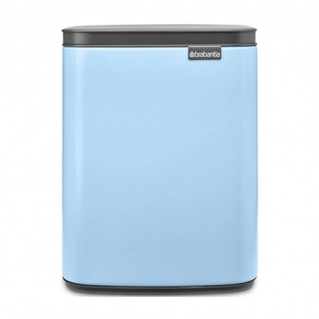 Cos de gunoi Brabantia Bo Small 1006631, 7 L, Deschidere lina si silențioasa, Baza antiderapanta, Albastru deschis