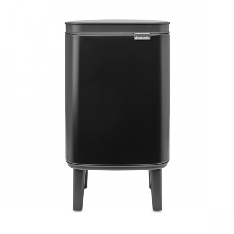 Cos de gunoi Brabantia Bo Small Hi 1006641, 4 L, Deschidere lina si silentioasa, Baza antiderapanta, Negru