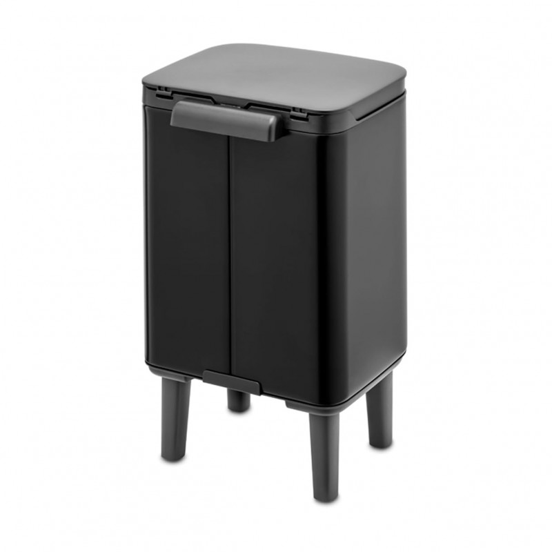Cos de gunoi Brabantia Bo Small Hi 1006641, 4 L, Deschidere lina si silentioasa, Baza antiderapanta, Negru