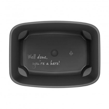 Cos de gunoi Brabantia Bo Small Hi 1006643, 7 L, Deschidere lina si silentioasa, Baza antiderapanta, Alb